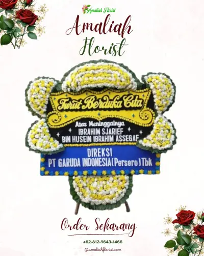 Papan Bunga Duka di Purwahamba