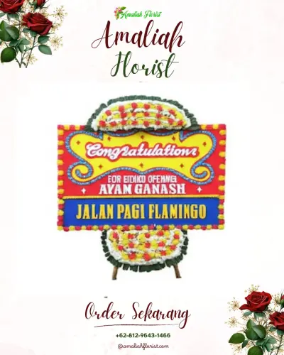 Bunga Papan Congratulation di Purwahamba